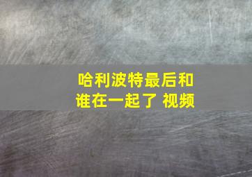 哈利波特最后和谁在一起了 视频